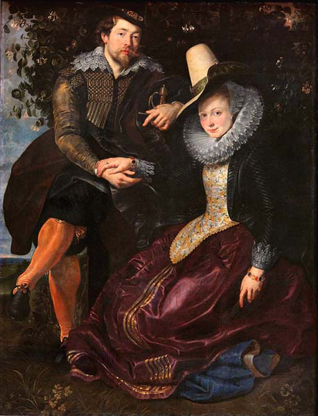 Self-portrait-with wife Isabella